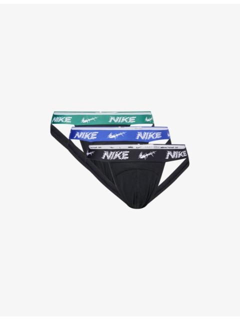 Everyday Pack of Three Stretch-Cotton Jockstraps