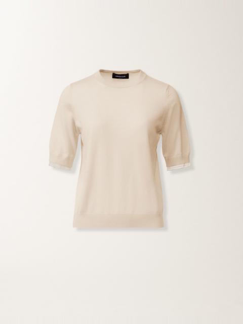 Wool and cotton sweater