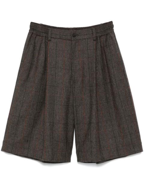 check-pattern shorts
