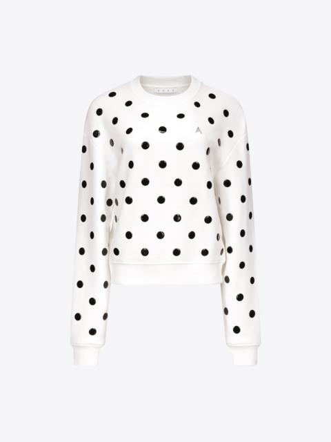 POLKA DOT SWEATSHIRT