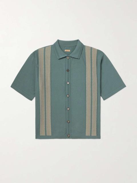 Tennessee Embroidered Cotton-Blend Jersey Polo Shirt