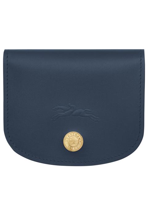 Épure Card holder Navy - Leather