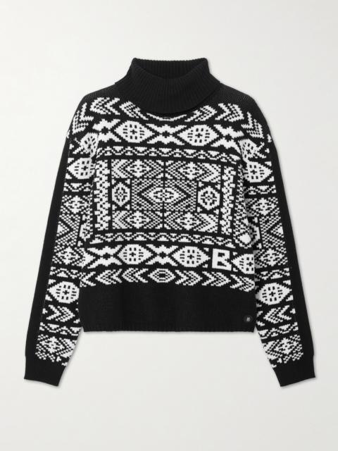 Nadin Fair Isle Appliquéd Wool-jacquard Turtleneck Sweater