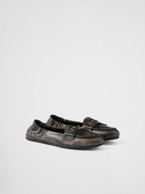 Nappa leather loafers