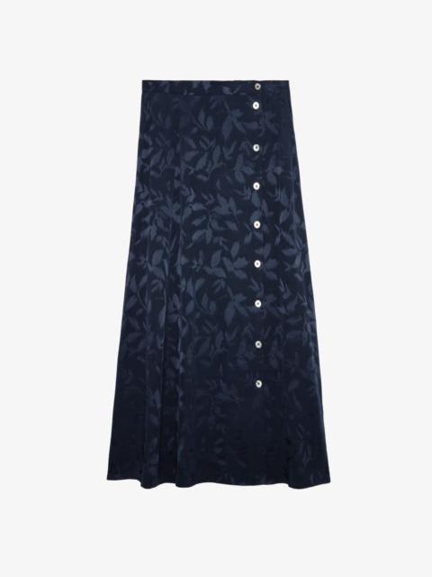 June Silk Jacquard Skirt