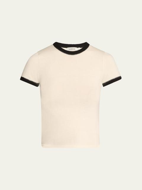 Carmen Crewneck Ringer Tee