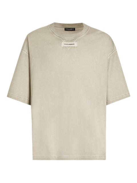 label-detail T-shirt