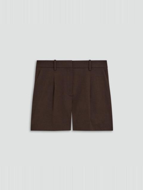 Fluid Pleat Short in Good Linen