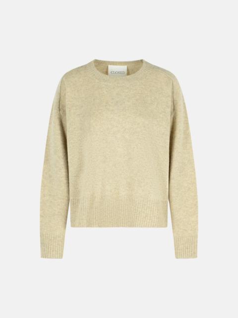 MELANGE ROCK WOOL SWEATER