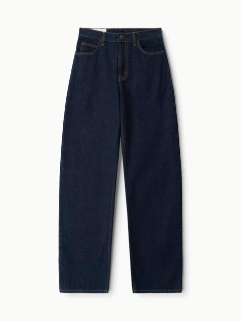 STAUD LEO HIGH RISE JEAN INDIGO