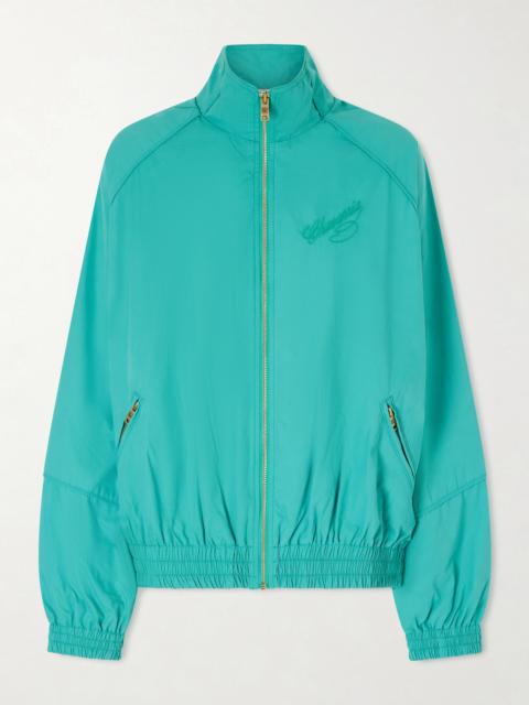 Ruff Rider Embroidered Cotton Zip-up Track Jacket