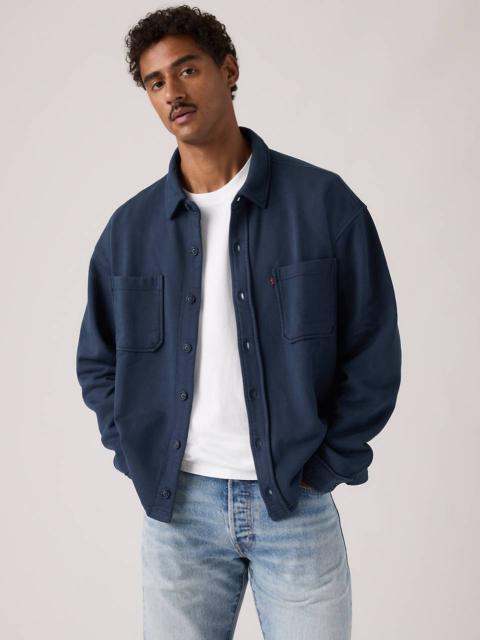 BOXY KNIT WORKER SWEATSHIRT