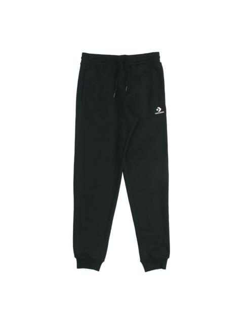Converse Go To Star Chevron Standard-Fit Fleece Sweatpants 'Black' 10019925-A01
