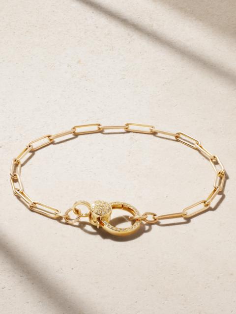 14-karat Gold Diamond Bracelet