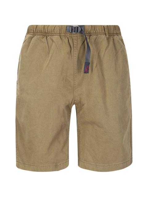 elastic-waistband shorts