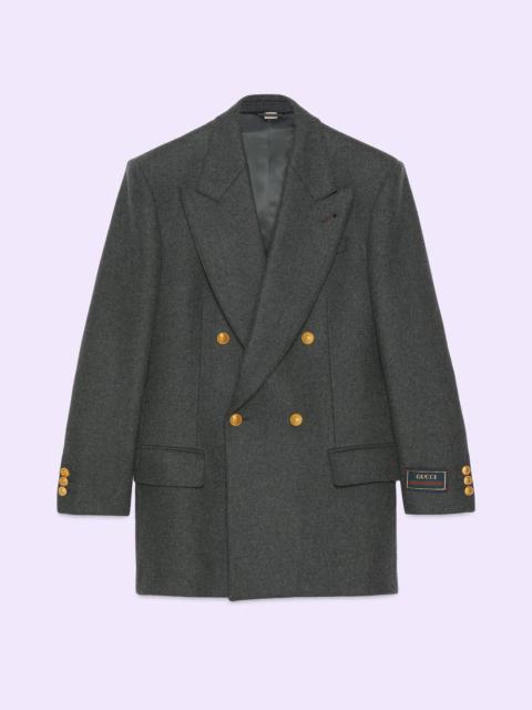 Wool cashmere formal jacket