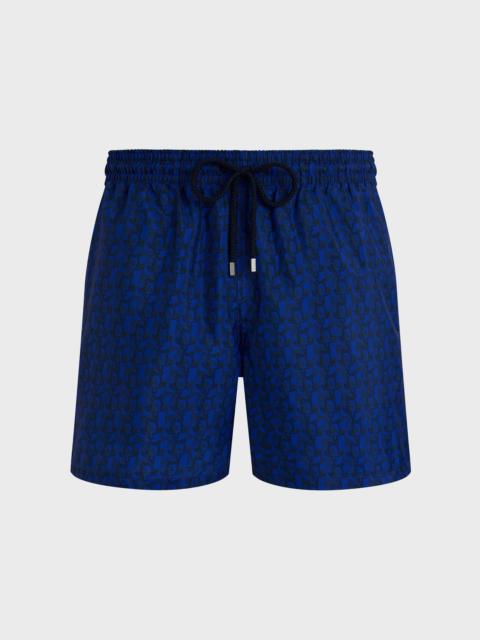 MEN ULTRA-LIGHT AND PACKABLE SWIM SHORTS TURTLES NET