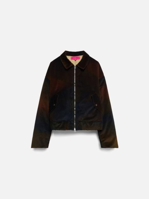 OMBRE CORD BOXY JACKET
