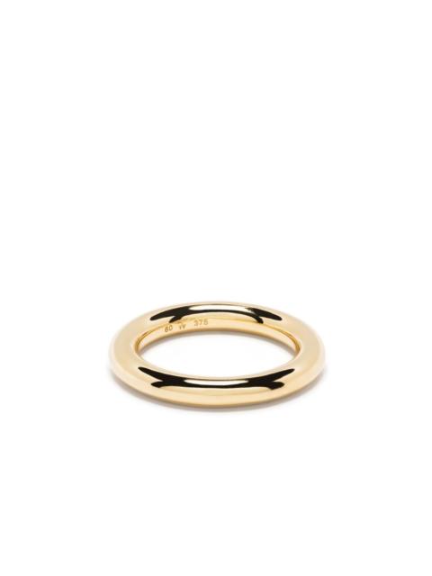 9kt yellow gold Cage ring