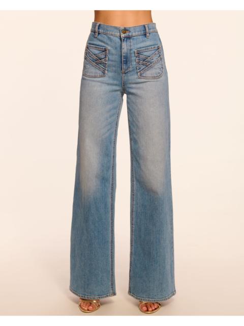 Heidi High-Rise Wide Leg Braided Jean