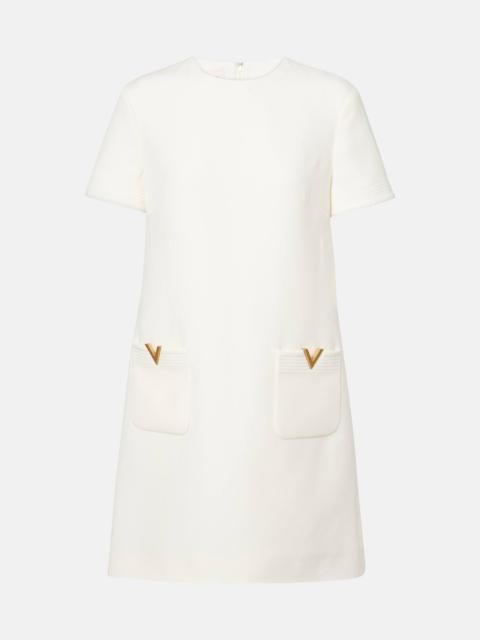 VGold Crepe Couture minidress