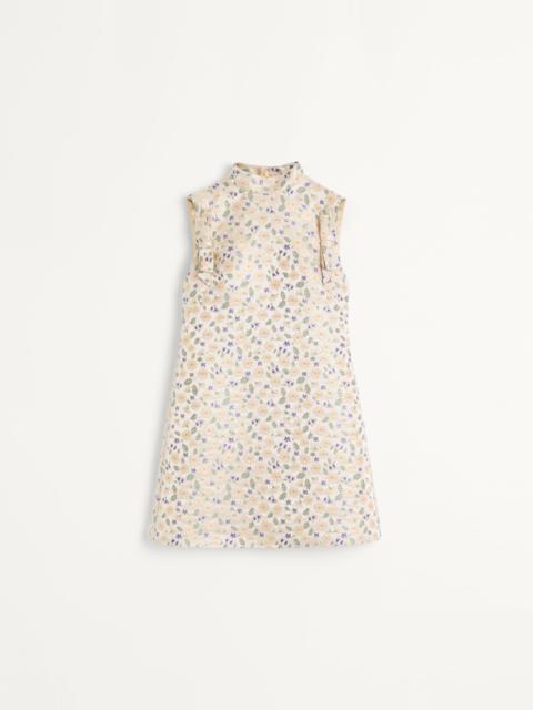 SHORT DRESS IN GARDEN LUREX JACQUARD
