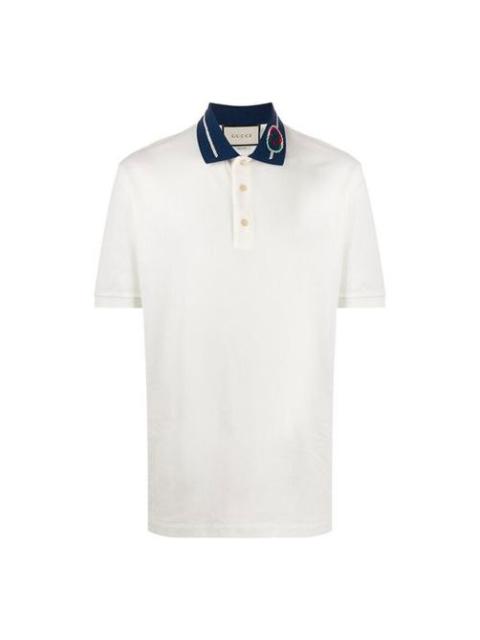 Gucci Interlock G Short Sleeve polo White 598960-XJB0X-9280