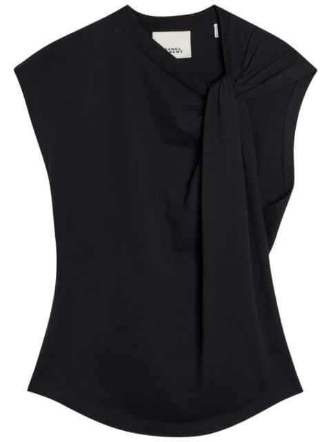 Isabel Marant Nayda Twisted Cotton T-shirt