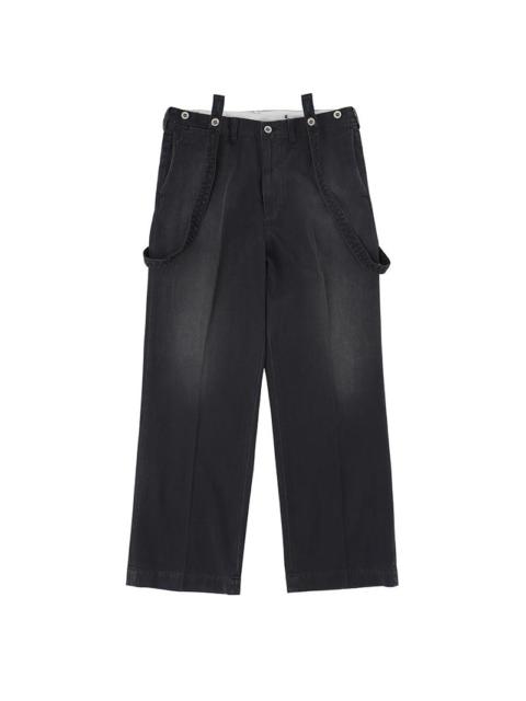 TUPPER PANTS DMGD BLACK
