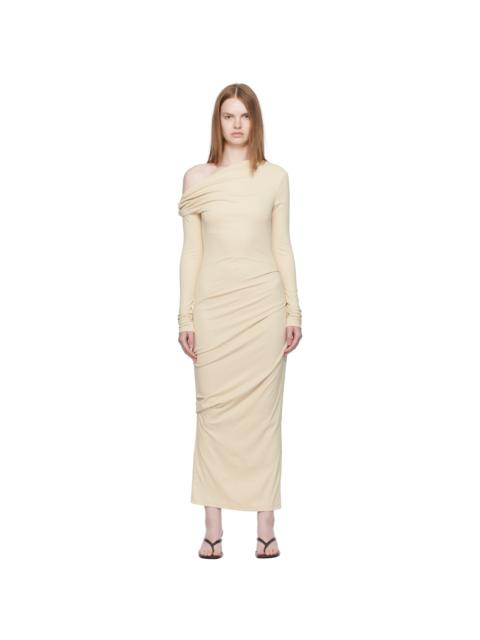 Beige Elemental Manahou Midi Dress