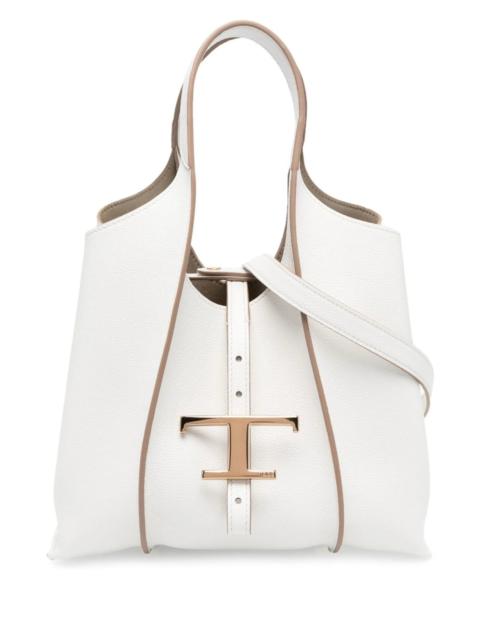 Tod's Timeless Logo Charm Tote Bag