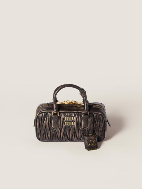 Arcadie matelassé nappa leather bag