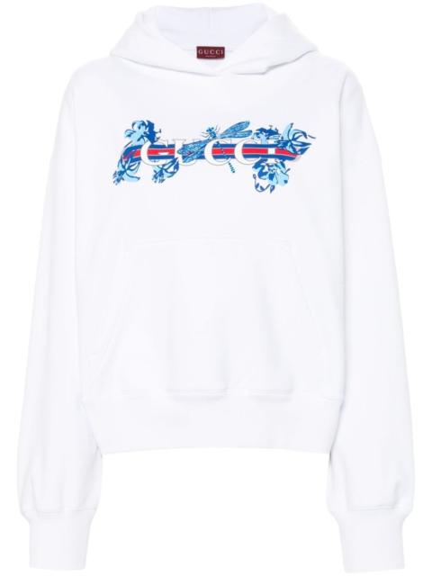 logo-print hoodie