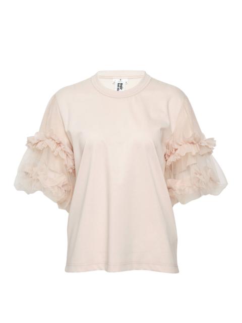 Cotton Ponte x Polyester Top