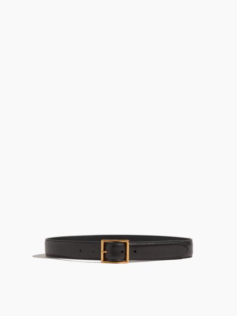 Gabriele Belt in Black with Antique Gold Buckle