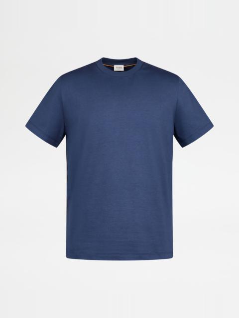T-SHIRT IN JERSEY - BLUE