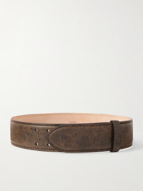 Theo Textured-leather Belt