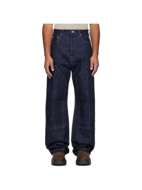 Indigo Concordians Strobe Double Knee Jeans