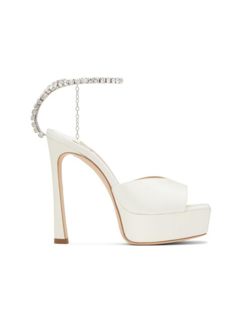SSENSE Exclusive Off-White Saeda 125 Heeled Sandals