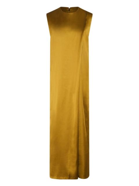satin maxi dress