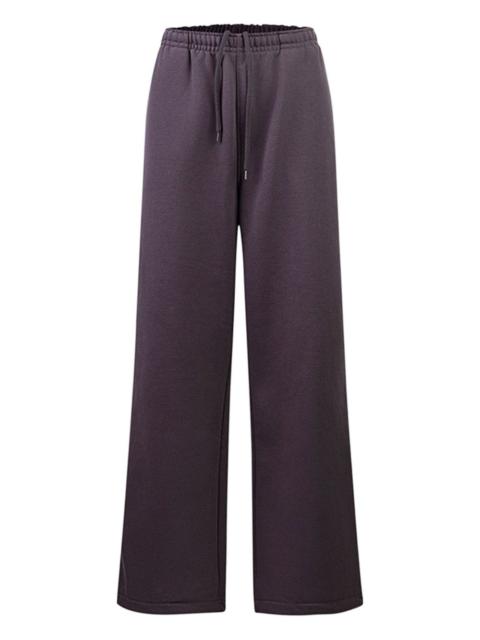 logo-patch elasticated-waistband track pants