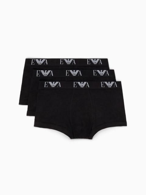 Three-pack of boxer briefs with essential monogram logo