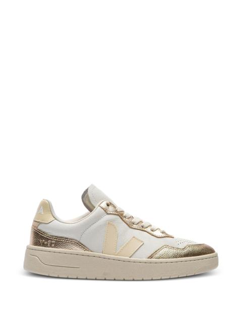 Veja V-90 Leather Sneakers