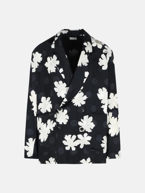 'CAPLANS' BLACK VISCOSE BLAZER