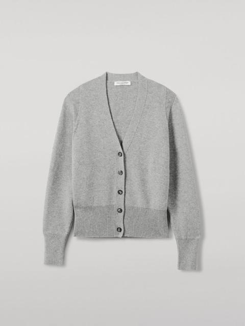 Milano Stitch Grey Cashmere Cardigan