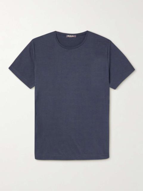 Slim-Fit Silk and Cotton-Blend Jersey T-Shirt