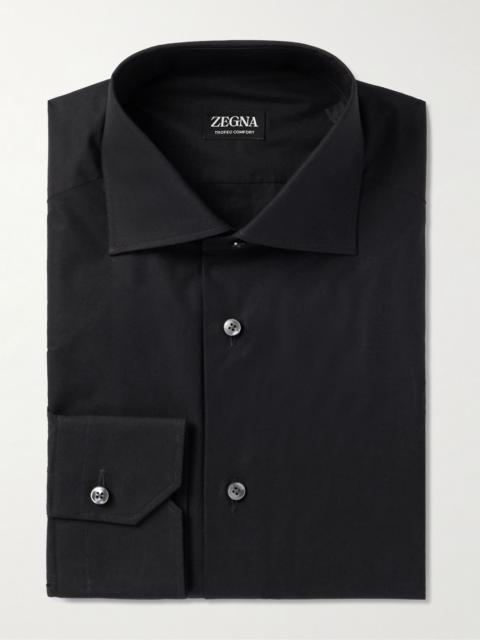 Trofeo Cotton-Poplin Shirt Black