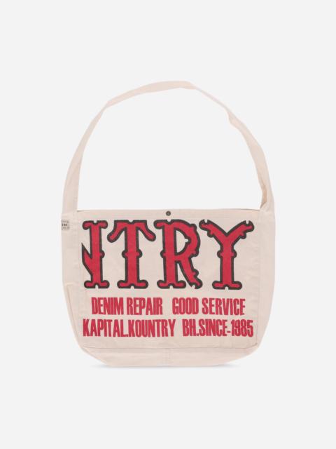 Cotton Twill Kountry Factory Book Bag Ecru