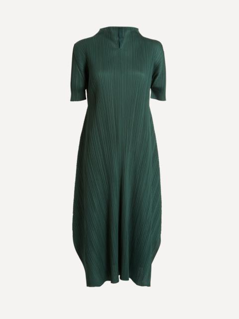 MONTHLY COLOURS: MARCH Pleated Dress