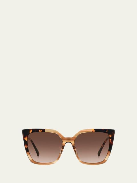 marlowe acetate square sunglasses